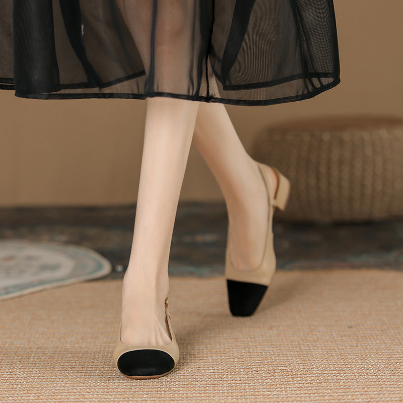 Chunky Heel French Style Damenschuhe – Bild 10 | LuxeStyle