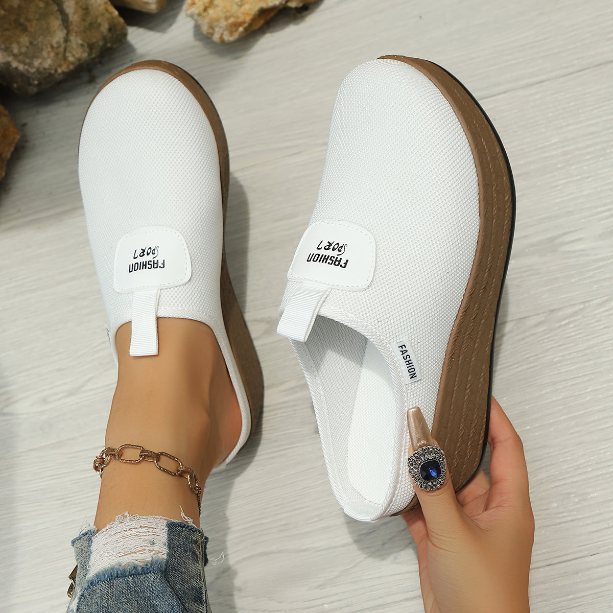 Leichte Slip-on Mesh Sneaker für Herren