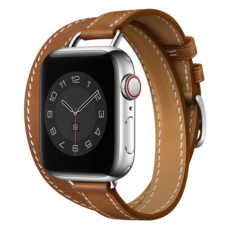 Armband für Apple Watch, Leder, schmal – Bild 7 | LuxeStyle