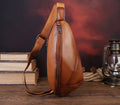Brust-Schultertasche aus Leder