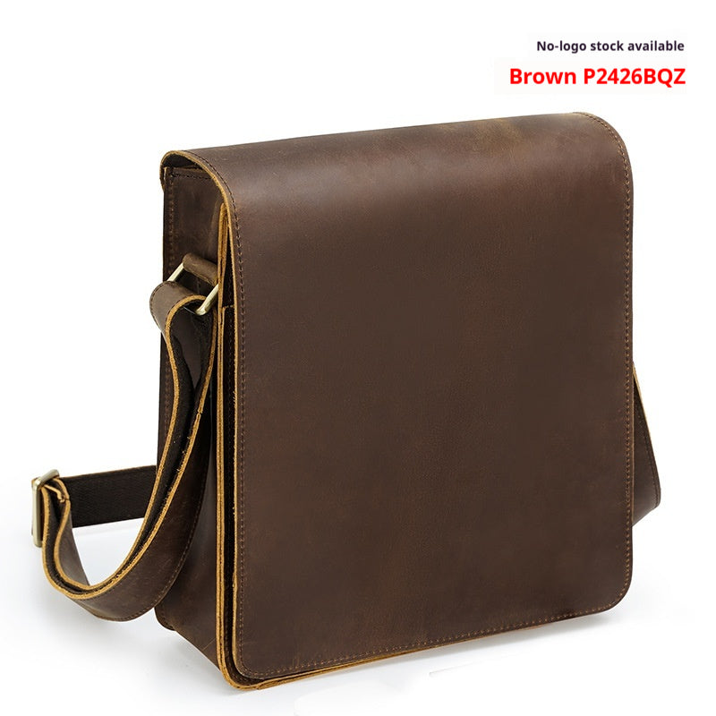 Vintage Leder-Crossbody-Bag