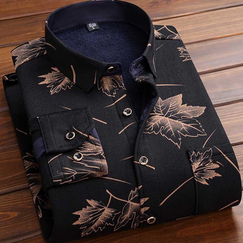 Herren Langarmshirt mit Fleecefutter – Bild 2 | LuxeStyle