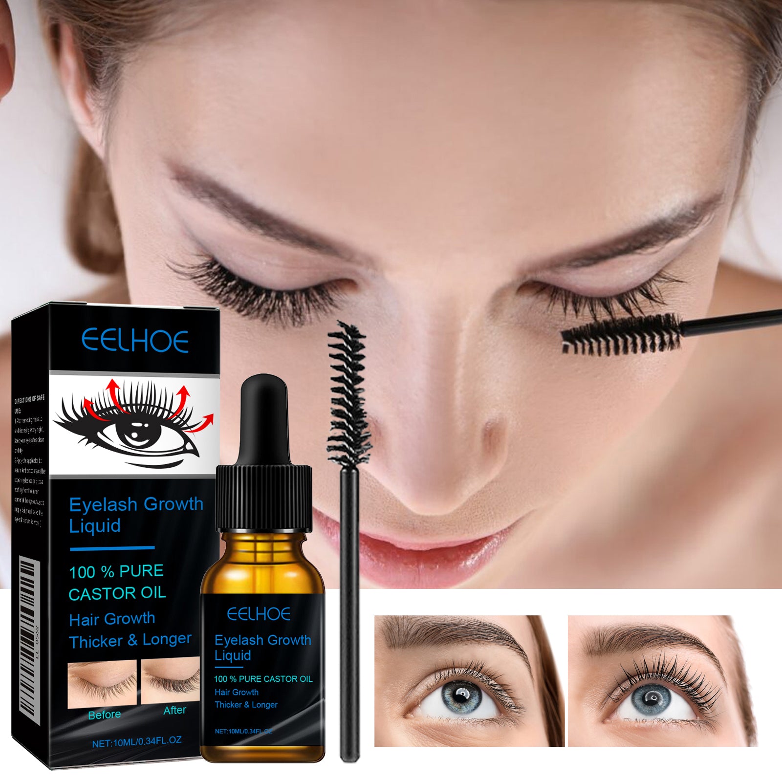 Rizinusöl Wimpernserum – Ansicht 2