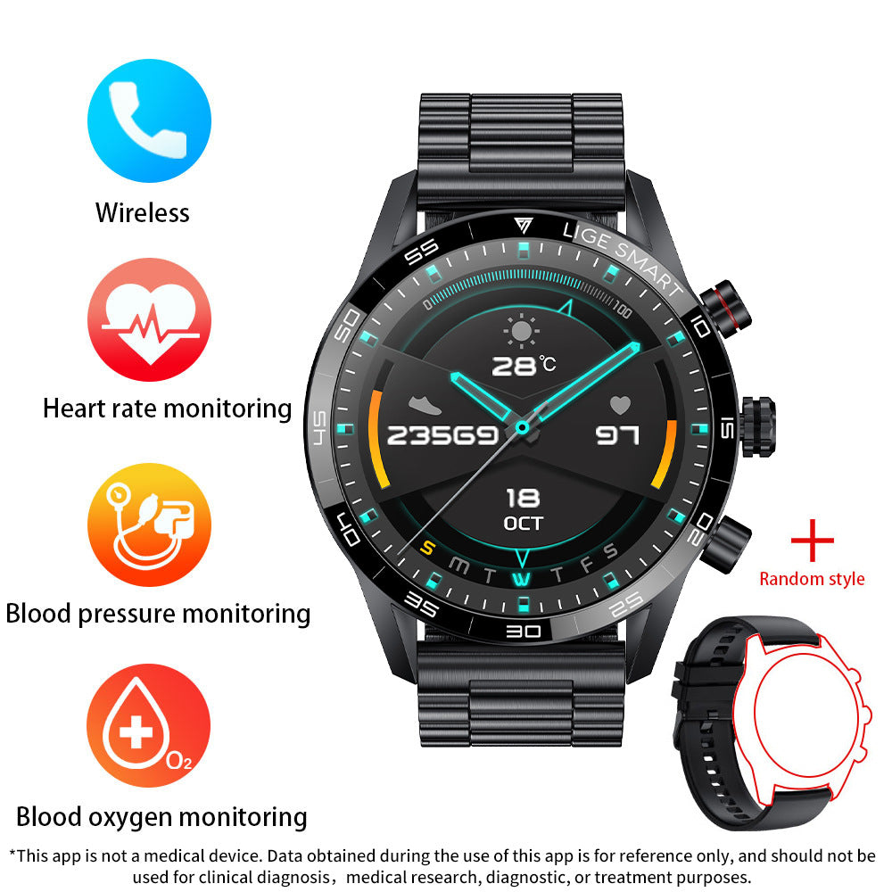 Smartwatch mit Blutdruck- und Herzfrequenzmessung