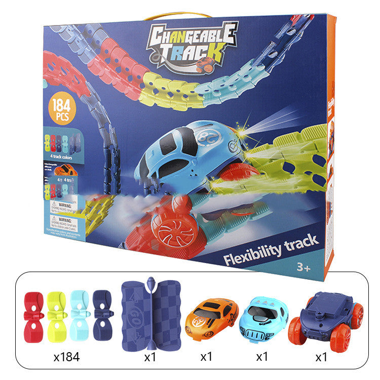 Flexibles Schienenauto-Spielzeugset | LuxeStyle