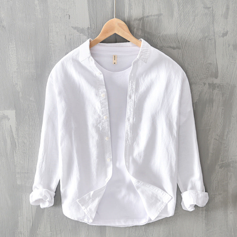 Langärmliges Baumwoll‑Linien‑Shirt | LuxeStyle