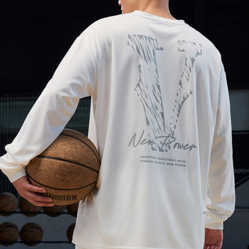 Langärmliges Basketball-T-Shirt – Bild 6 | LuxeStyle