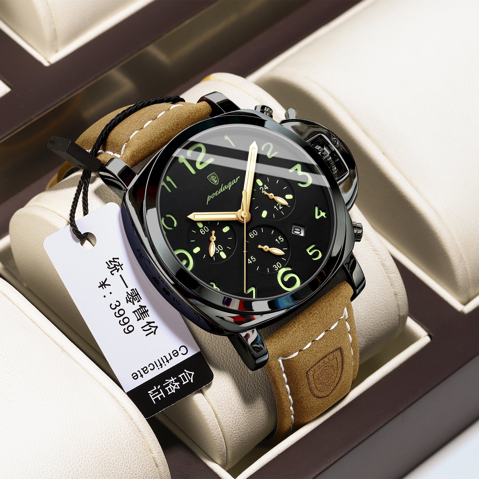 Herren-Armbanduhr im sportlichen Design
