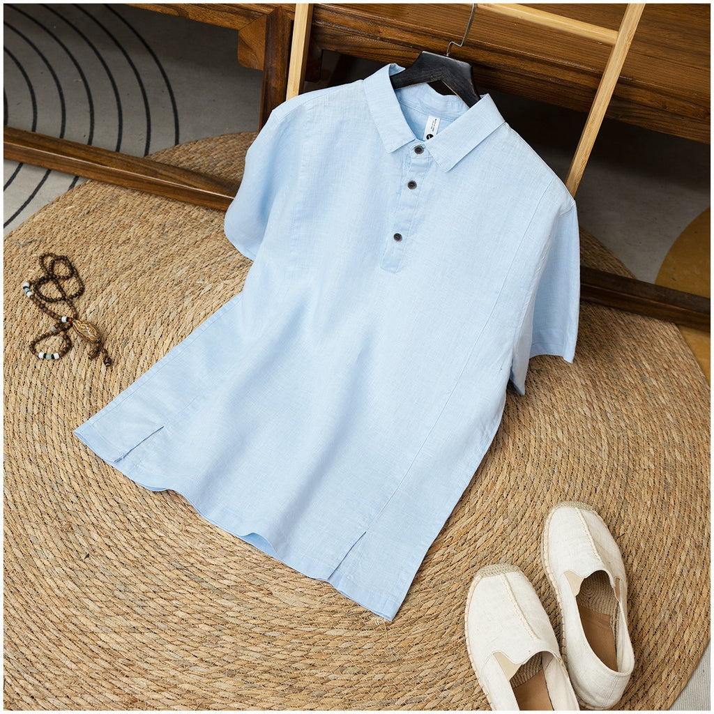 Leichter Sommer-Shirt aus Leinen