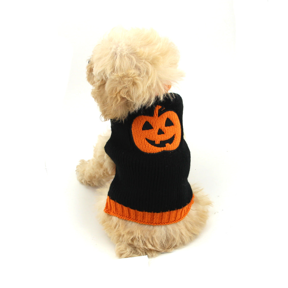 Halloween-Hundekuschelsweater in Kürbisform – Bild 3 | LuxeStyle