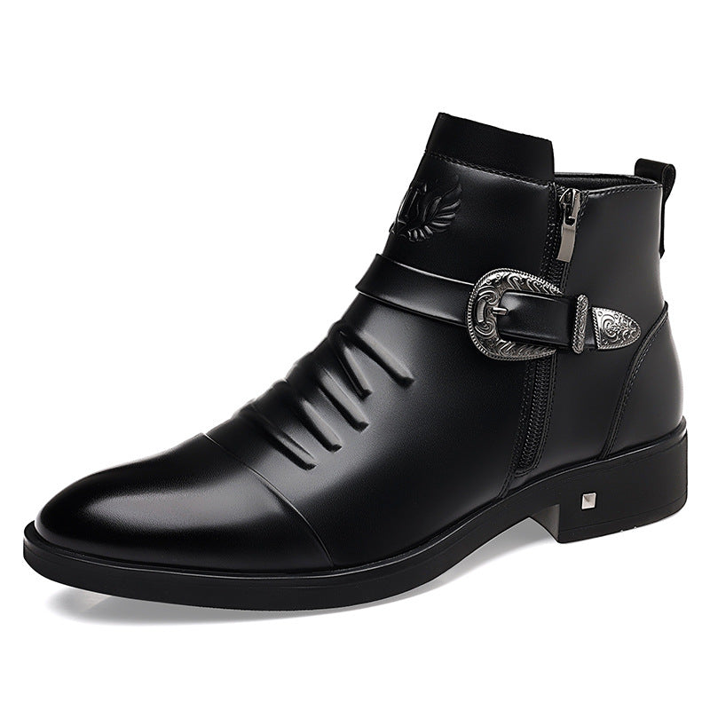 Britische Chelsea Boots aus Leder für Herren