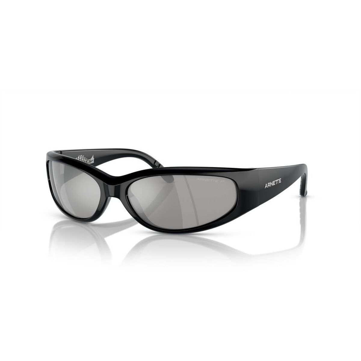 Herrensonnenbrille Arnette CATFISH AN 4302 Schwarz
