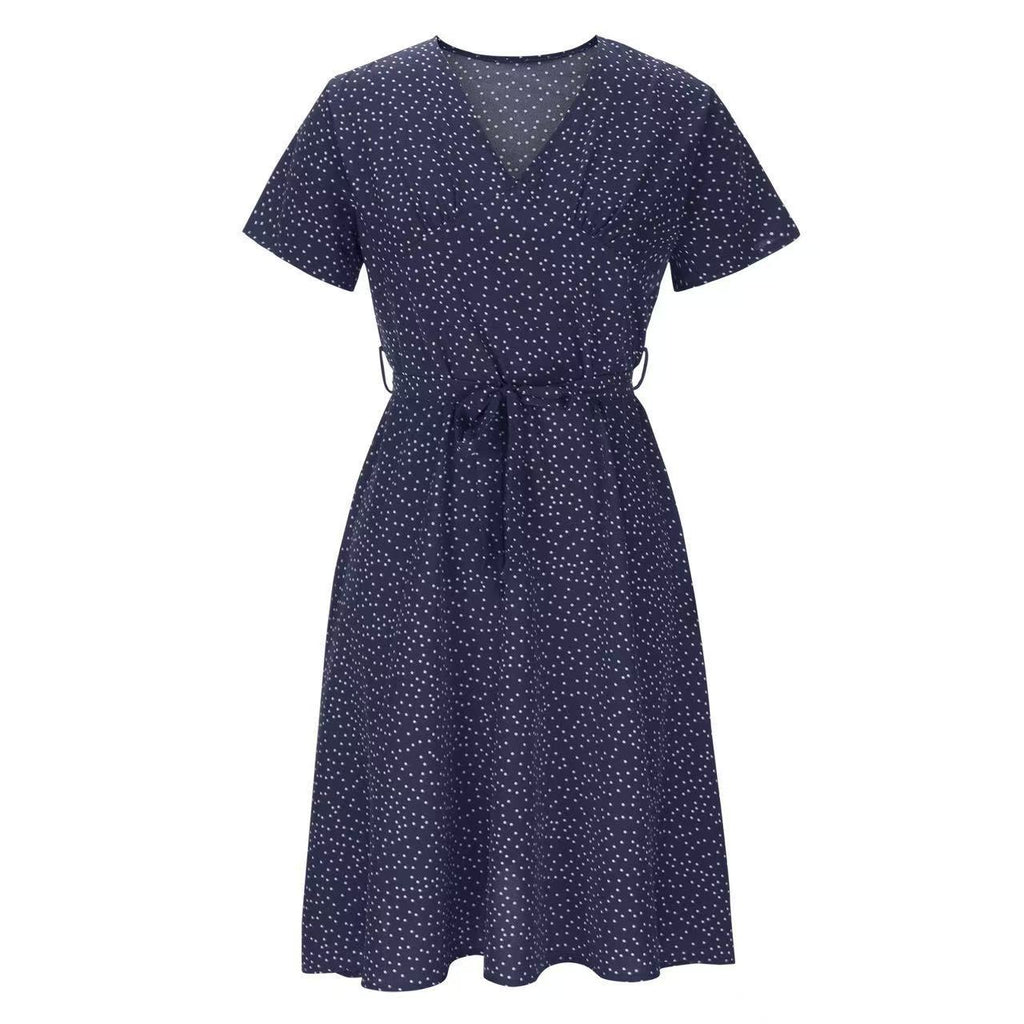 Chiffon-Kleid mit 3D-Effekt