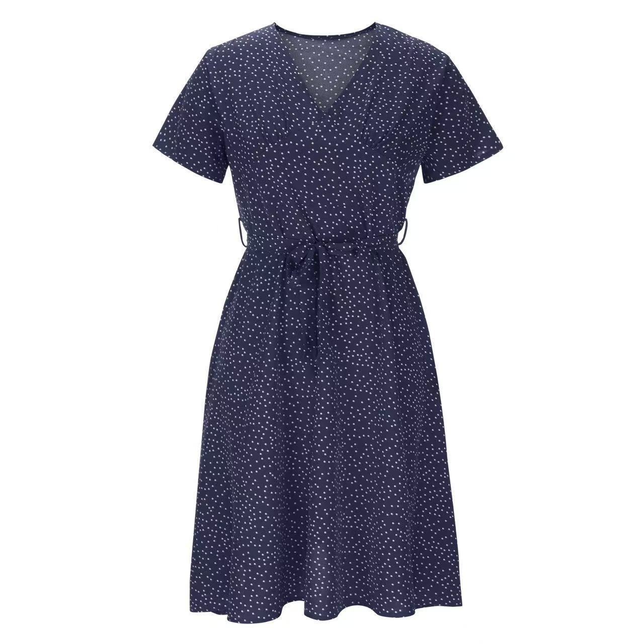 Chiffon-Kleid mit 3D-Effekt