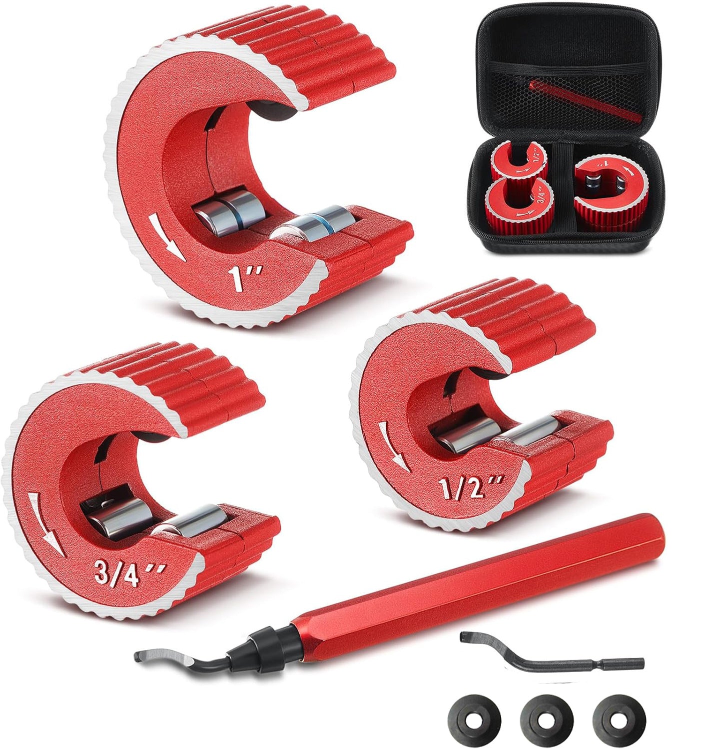 Kupferrohrschneider-Set (9-teilig)