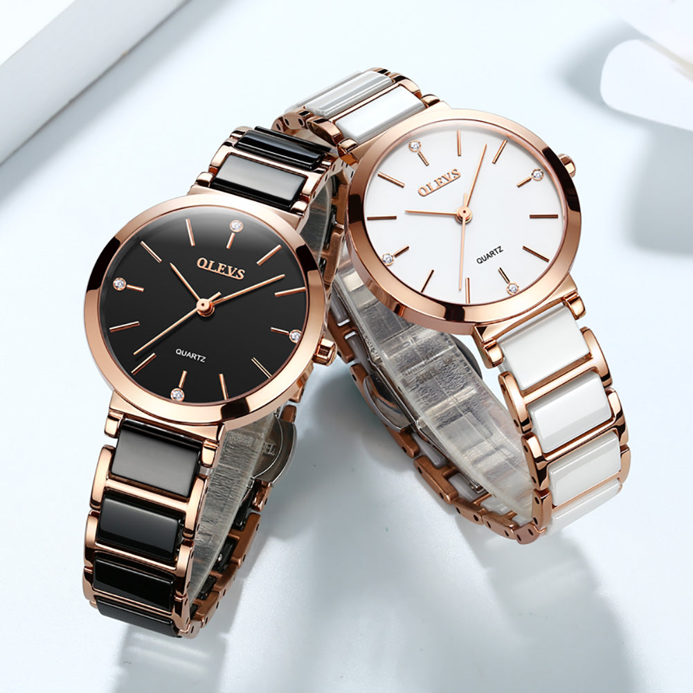 Wasserdichte Damen-Armbanduhr aus Edelstahl – Bild 2 | LuxeStyle