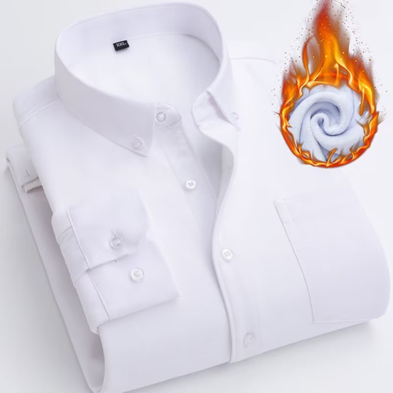 Oxford Flanell Hemd mit Fleece-Futter – Bild 6 | LuxeStyle