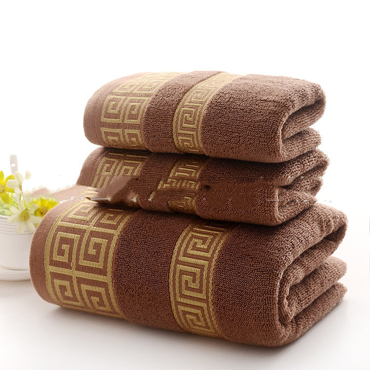 Dickes Badehandtuch-Set