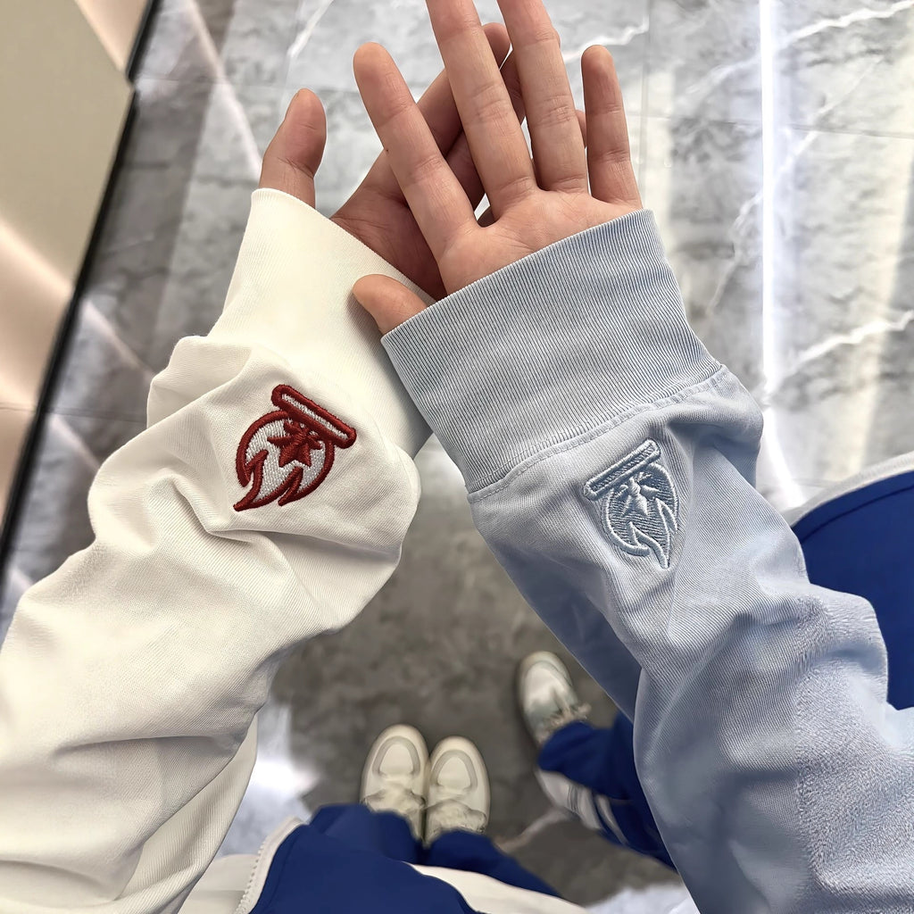 Street-Style Langarm Hoodie