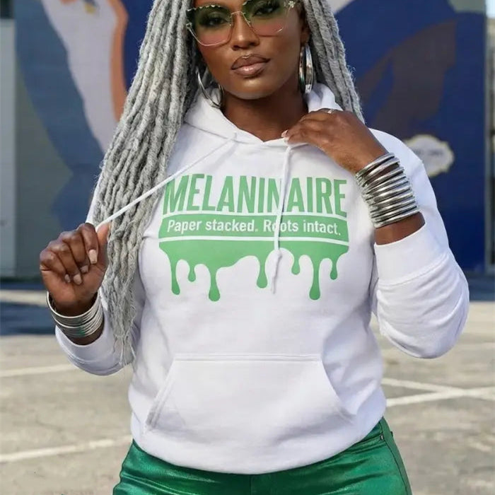 Lässiger Hoodie mit überschnittenen Ärmeln