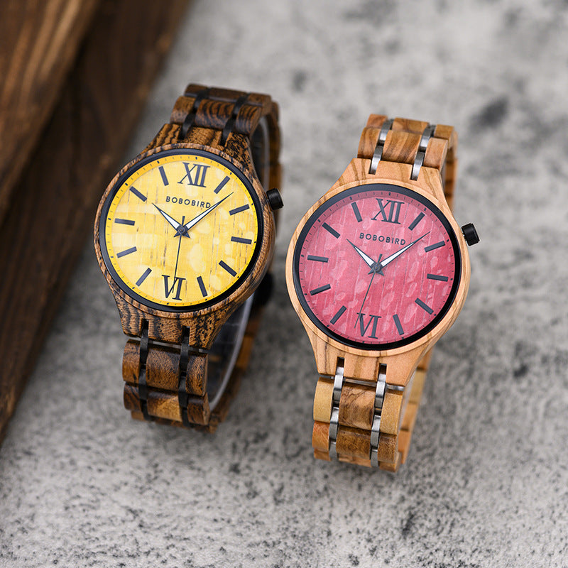 Holz-Armbanduhr für Jugend & Business