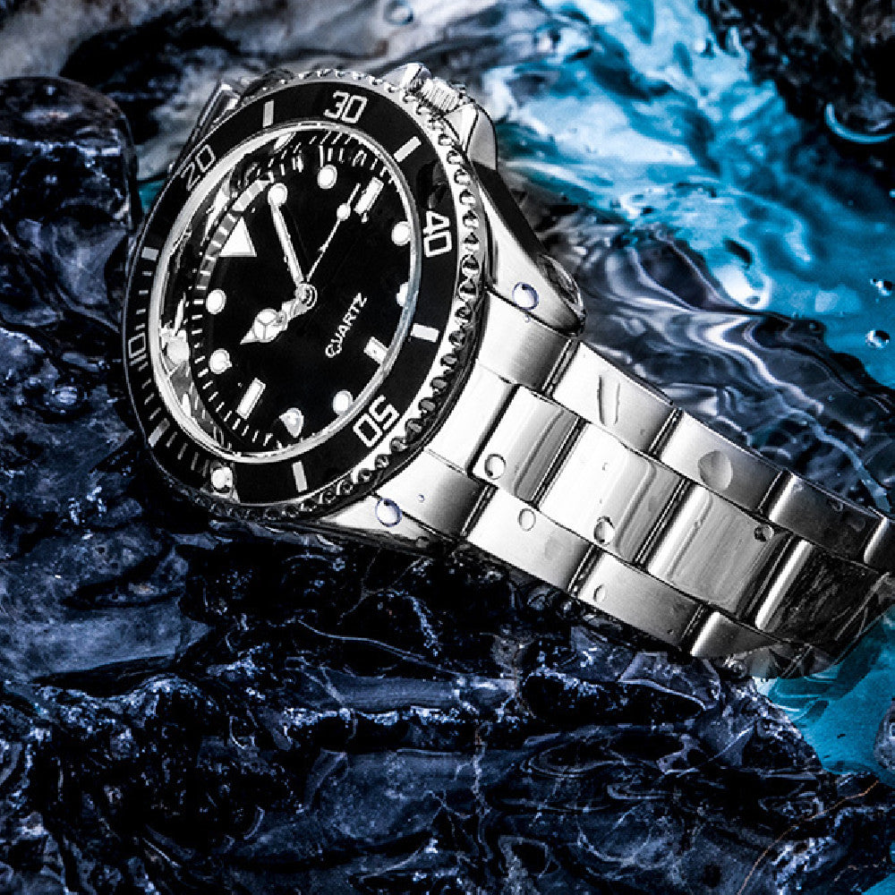 Wasserdichte Quarzuhr mit Edelstahlarmband – Bild 9 | LuxeStyle
