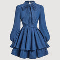 Schlanke Denim-Kleid