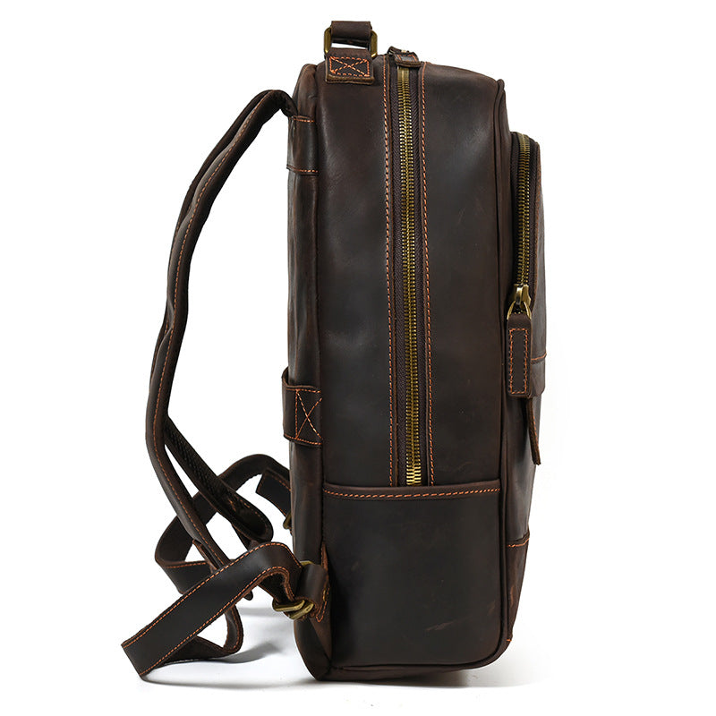 Lederrucksack mit Laptopfach – Bild 3 | LuxeStyle