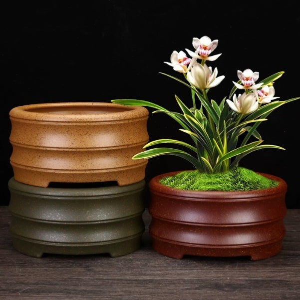 Atmungsaktiver Blumentopf aus Yixing-Ton | LuxeStyle