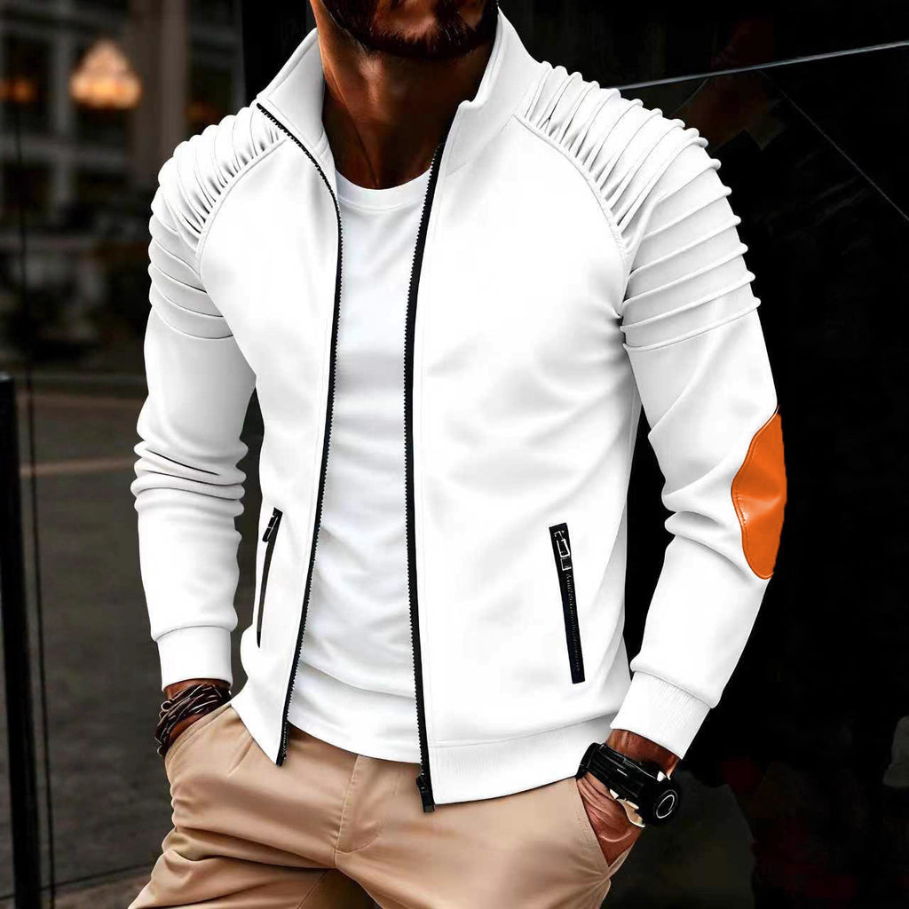 Winddichte Herren Freizeitjacke mit Stehkragen – Bild 5 | LuxeStyle