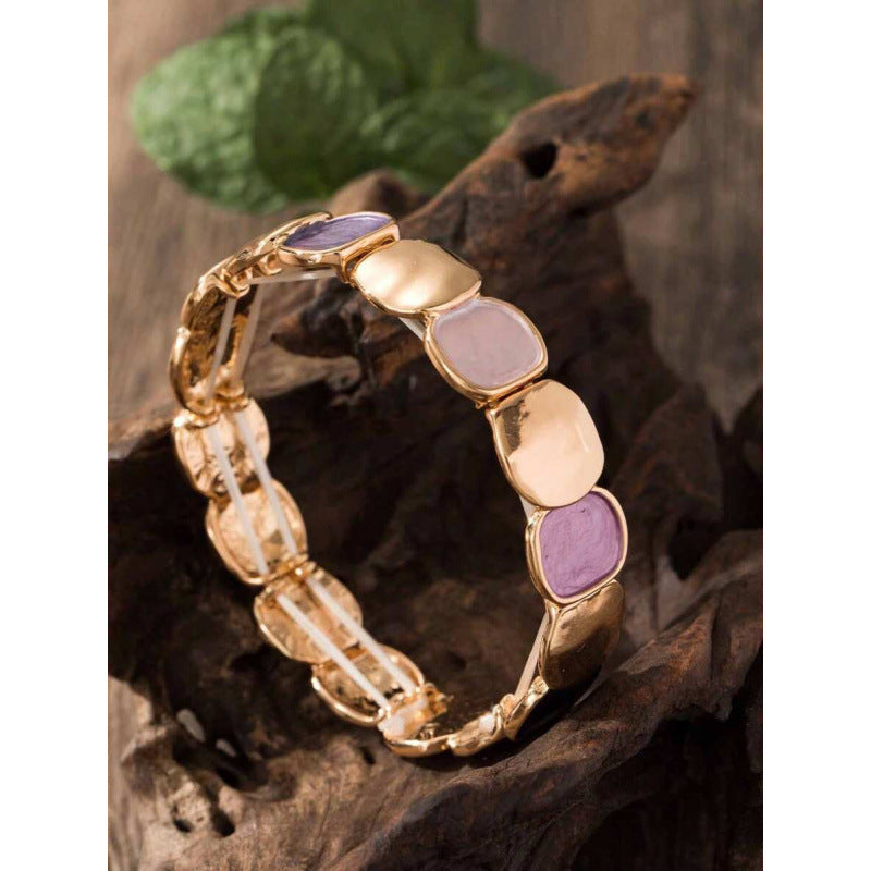 Elastisches Obsidian-Armband für Damen – Bild 1 | LuxeStyle