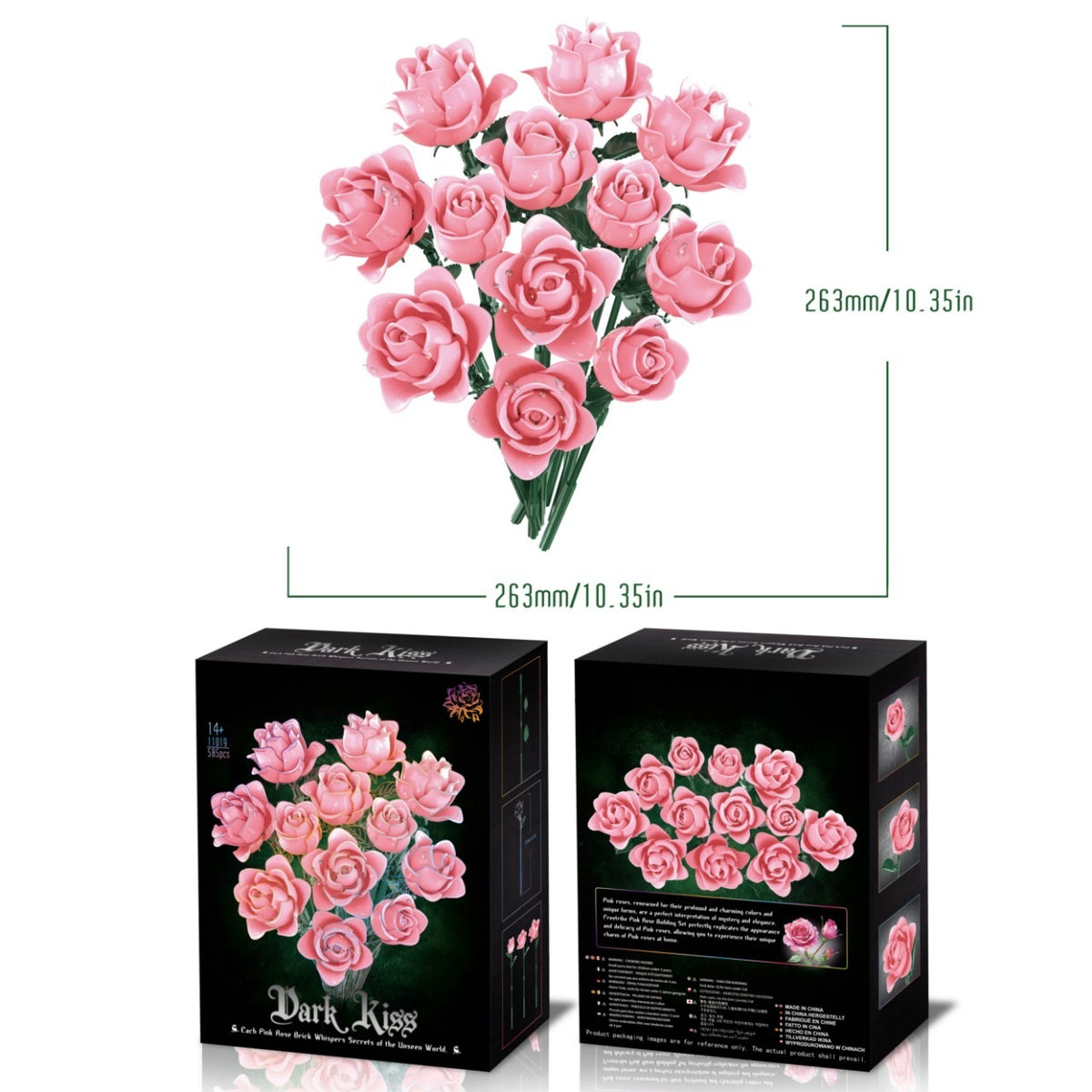 Ewige Rose Bausteine – Kreatives Ornament – Bild 7 | LuxeStyle