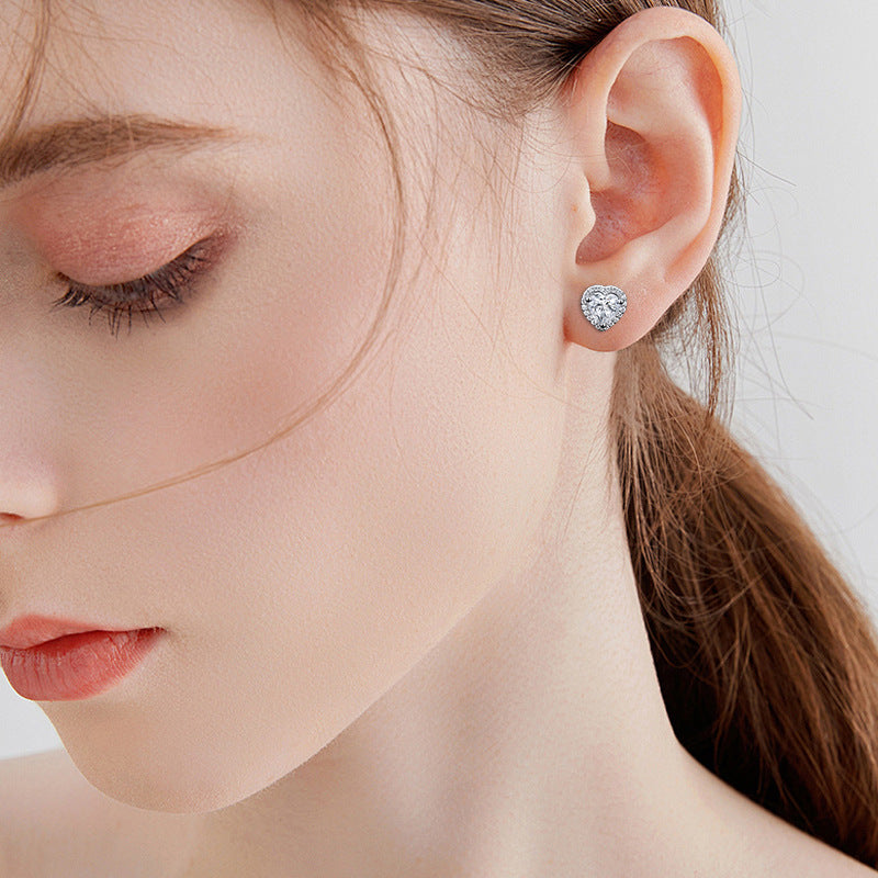 S925 Silber-Halskette «Éclat» – 1 Karat Moissanite