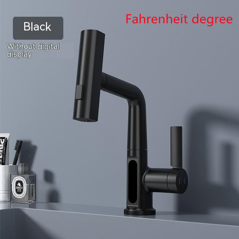 Digitaler Wasserhahn mit Ausziehbrause