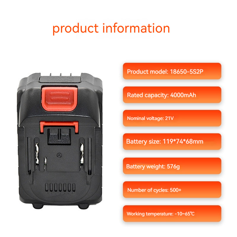 Lithium-Akkubatterie 21V 4000mAh – Bild 11 | LuxeStyle