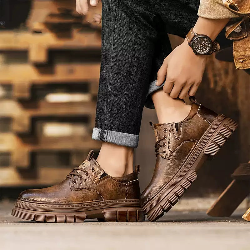 Lässige Leder-Halbschuhe für Herren – Bild 2 | LuxeStyle