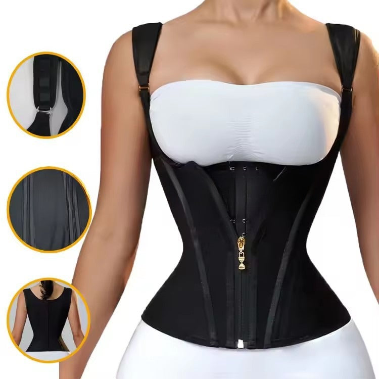 Latex Sport Shapewear Weste für definierte Mitte