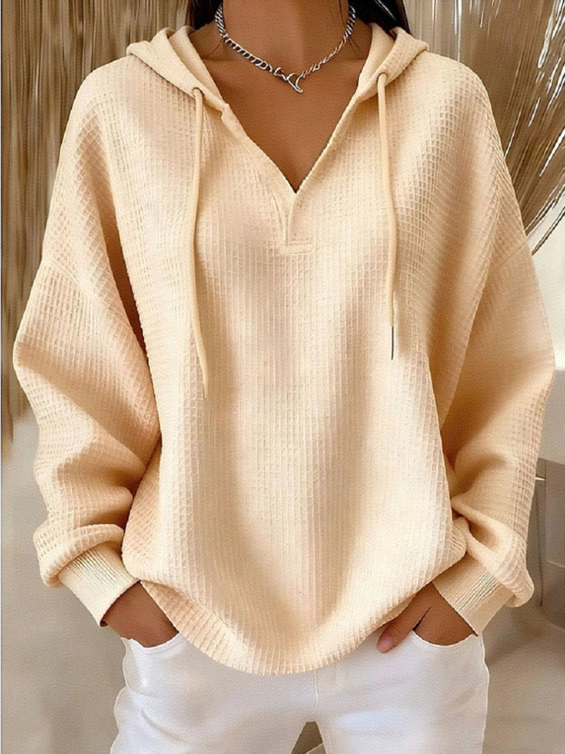 Farbige Hoodie mit Kordelzug
