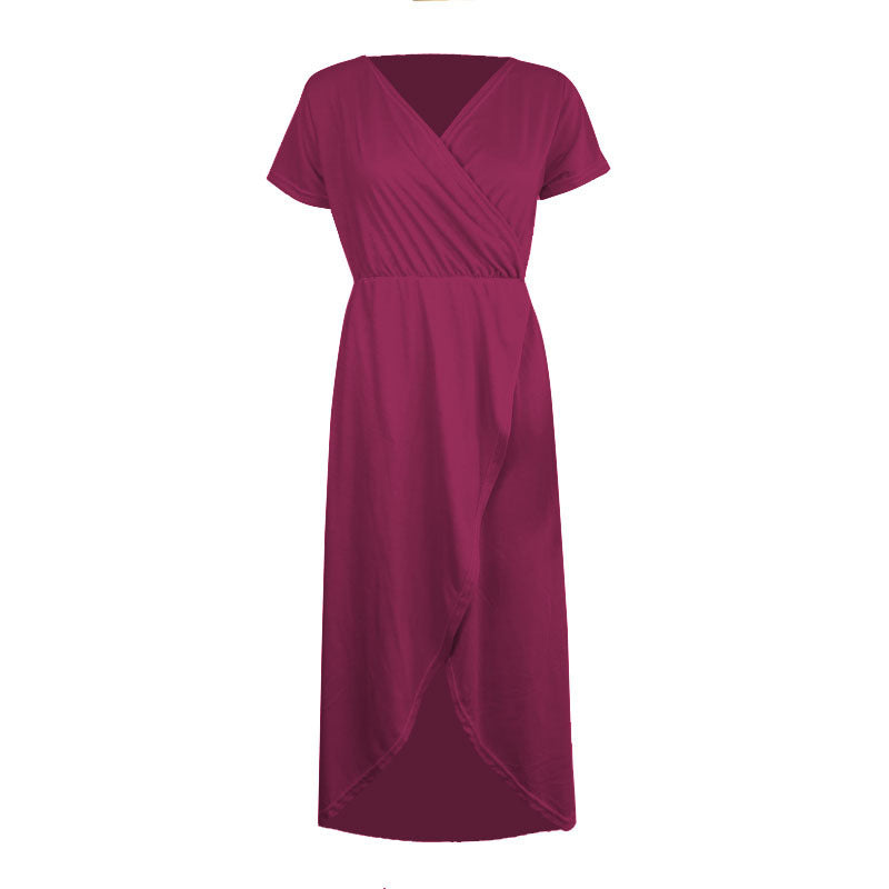 Elegantes V-Neck Strickkleid mit Wickelfront – Bild 14 | LuxeStyle