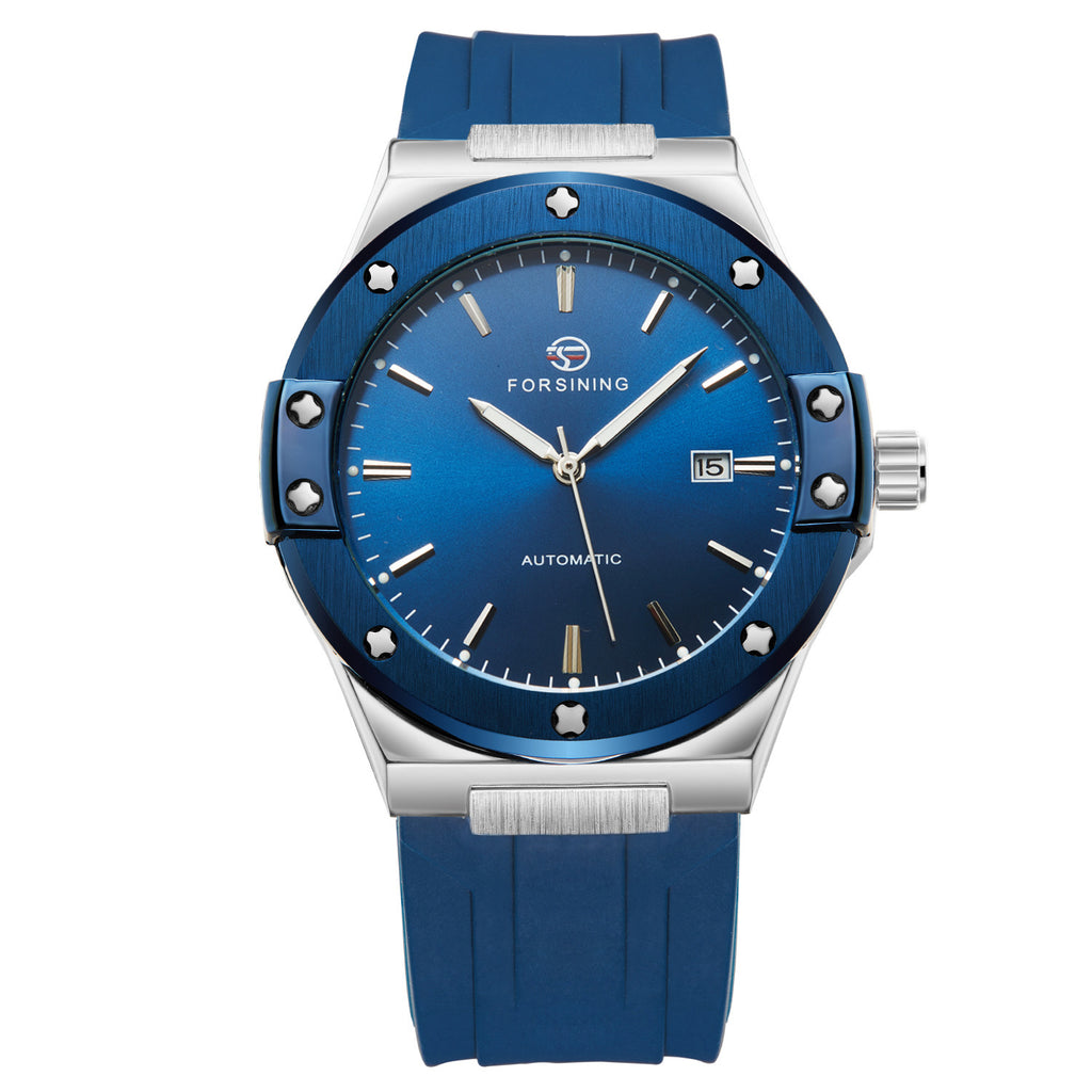 Herren-Armband Automatik-Mechanik-Uhr, trendig & casual