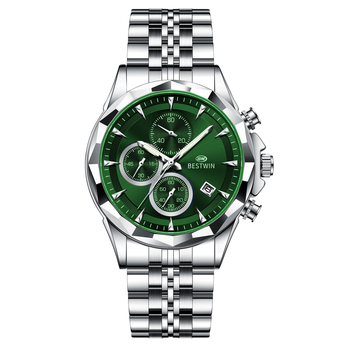 Personalisierte leuchtende Sechs-Hand-Uhr für Herren – Bild 15 | LuxeStyle