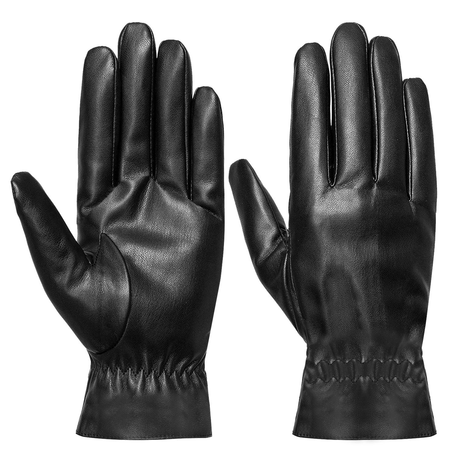 Unisex Lederhandschuhe Winter