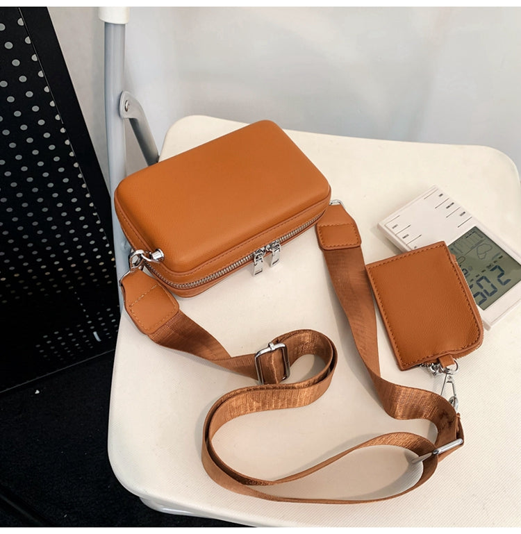 Herrencrossbody Tasche in einfarbigem PU – Bild 4 | LuxeStyle