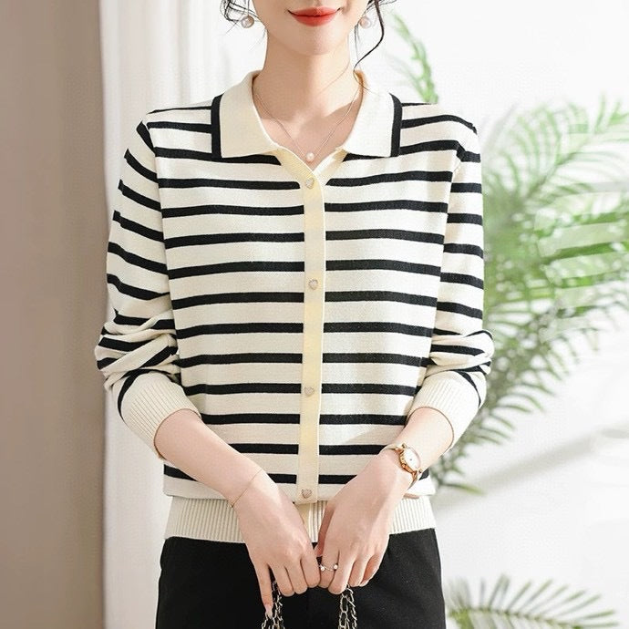 Geometrisches Pullover-Sweater