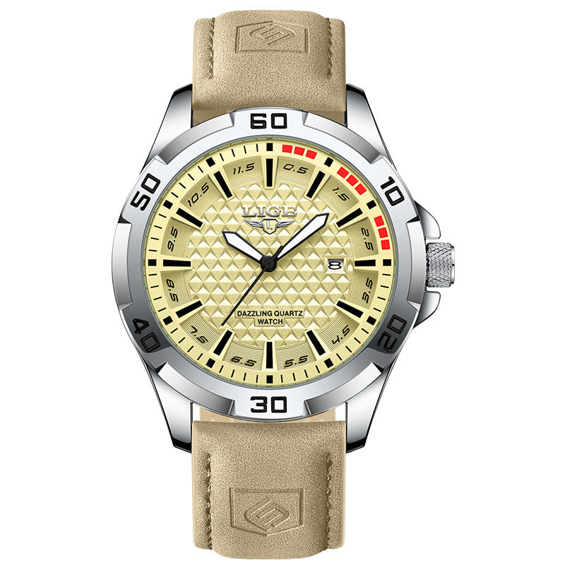 Herrenuhr mit grosser Zifferblatt