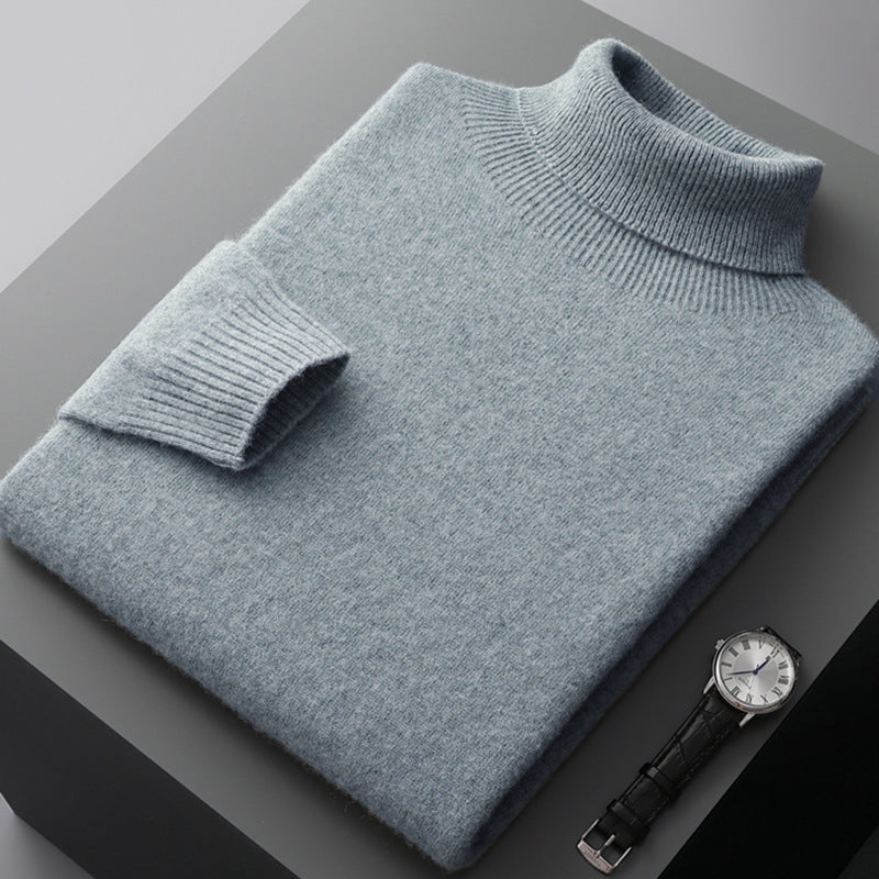 Cashmere-Pullover mit Rollkragen