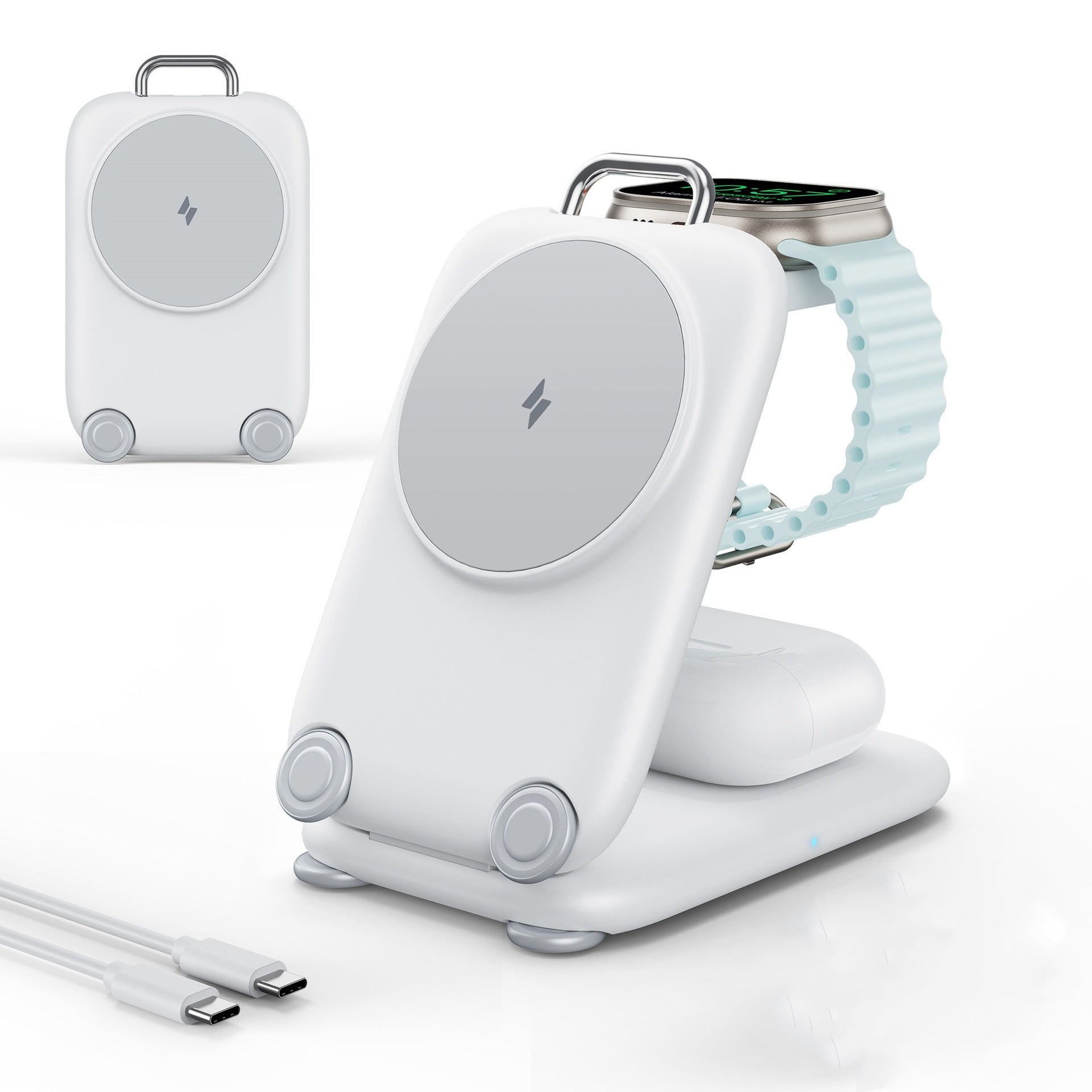3-in-1 Faltbarer Magnetischer Wireless Charger