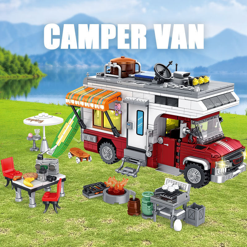 Camper Van Outdoor Cooking Spielbaustein-Set – Bild 4 | LuxeStyle