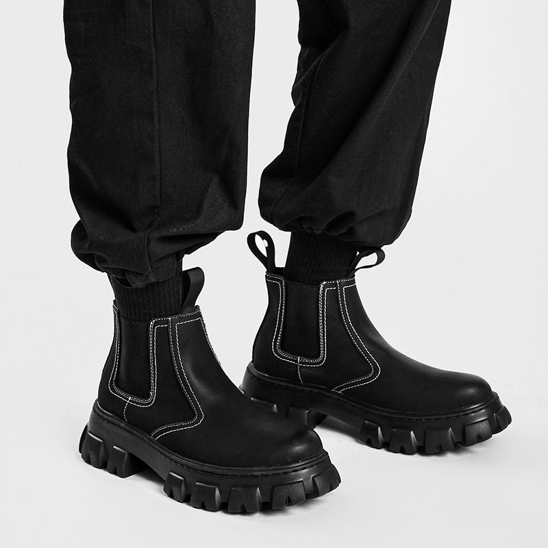 Samtige Stiefeletten für Herren | LuxeStyle