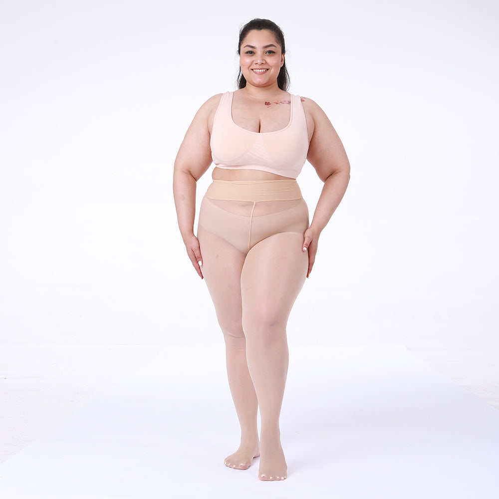 3 Paar Shiny Strumpfhosen für Damen (Plus Size)